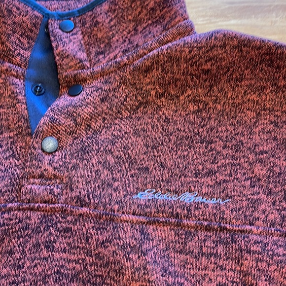 Eddie Bauer Red Pullover Sweatshirt Like New Men’s XL - Picture 2 of 5